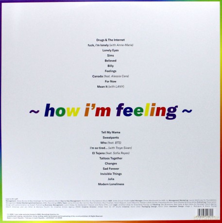 Lauv: How I'm Feeling (Transparent Clear) [2xWinyl]