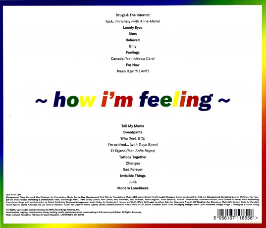 Lauv: How I'm Feeling [CD]