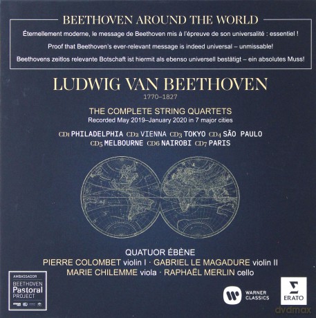 Quatuor Ebene: Beethoven Around The World (The Complete String Quartets) [7CD]