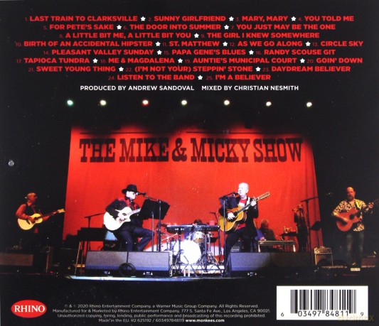 The Monkees: The Mike And Micky Show Live [CD]