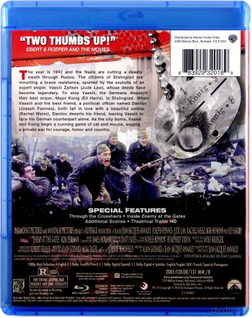 Enemy At the Gates (Wróg u bram) [Blu-Ray]