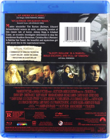 Sleepy Hollow (Jeździec bez głowy) [Blu-Ray]
