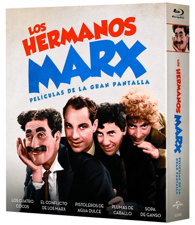Los Hermanos Marx: Animal Crackers / The Cocoanuts / Horse Feathers / Duck Soup / Monkey Business [BOX] [5xBlu-Ray]