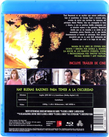 The Dark Half (Mroczna połowa) [Blu-Ray]