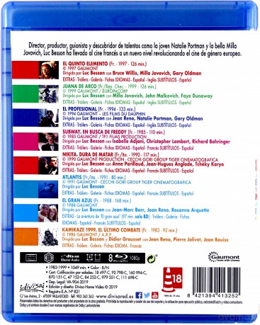 Luc Besson Collection [BOX] [8xBlu-Ray]