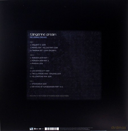 Tangerine Dream: Recurring Dreams [2xWinyl]