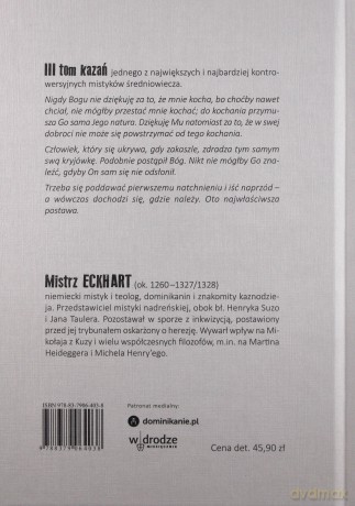 Dzieła Wszystkie (Tom 3) - Mistrz Eckhart [KSIĄŻKA]