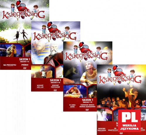 Księga Ksiąg Sezon 1 (odcinki 1-13) Pakiet [4DVD]