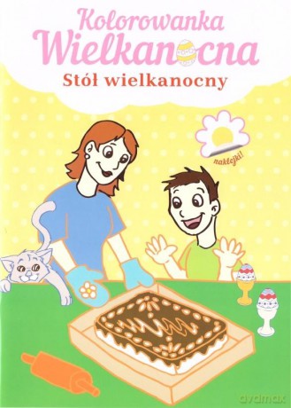 Kolorowanka Wielkanocna "Stół Wielkanocny" [KSIĄŻKA]