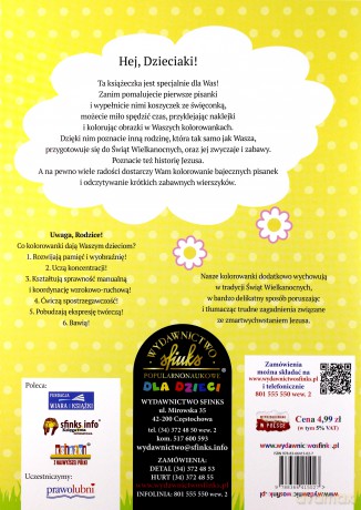 Kolorowanka Wielkanocna "Stół Wielkanocny" [KSIĄŻKA]