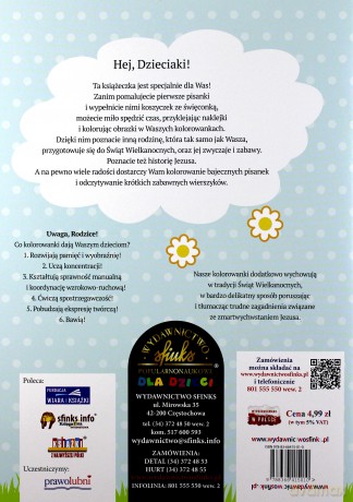 Kolorowanka Wielkanocna "Zmartwychwstanie" [KSIĄŻKA]
