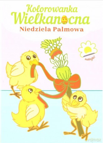 Kolorowanka Wielkanocna "Niedziela Palmowa" [KSIĄŻKA]