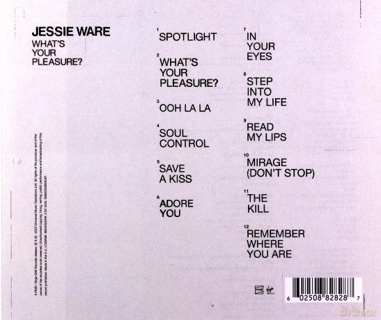 Jessie Ware: What's Your Pleasure? [CD]