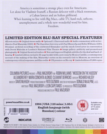 Moscow on the Hudson (Moskwa nad rzeka Hudson) [Blu-Ray]