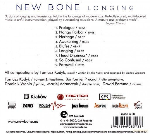 New Bone: Longing [CD]