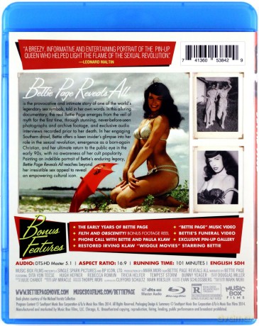 Bettie Page Reveals All [Blu-Ray]