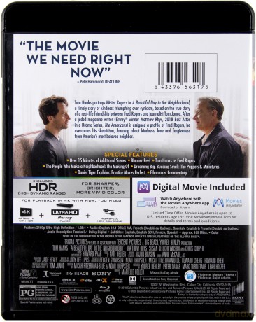 A Beautiful Day in the Neighborhood (Cóż za piękny dzień) [Blu-Ray 4K]+[Blu-Ray]