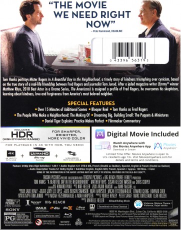 A Beautiful Day in the Neighborhood (Cóż za piękny dzień) [Blu-Ray 4K]+[Blu-Ray]
