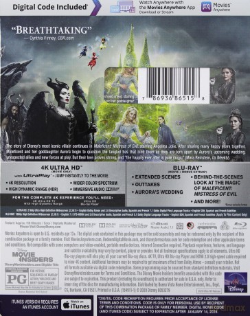 Maleficent: Mistress of Evil (Czarownica 2) (Disney) [Blu-Ray 4K]+[Blu-Ray]
