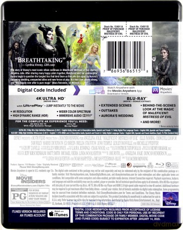 Maleficent: Mistress of Evil (Czarownica 2) (Disney) [Blu-Ray 4K]+[Blu-Ray]
