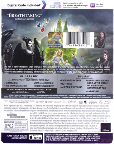 Maleficent: Mistress of Evil (Czarownica 2) (Disney) [Blu-Ray 4K]+[Blu-Ray]
