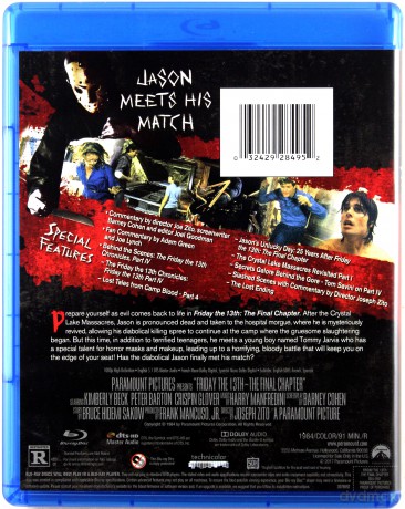 Friday the 13th: The Final Chapter (Piątek trzynastego IV: Ostatni rozdział) [Blu-Ray]