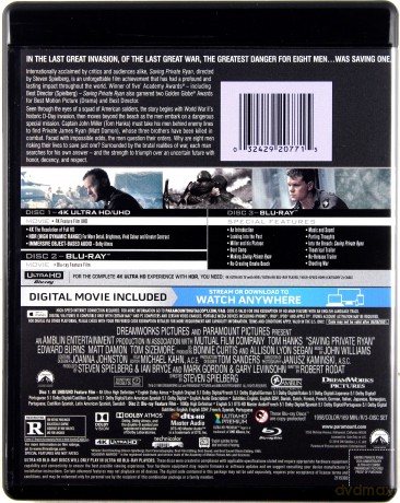 Saving Private Ryan (Szeregowiec Ryan) [Blu-Ray 4K]+[Blu-Ray]