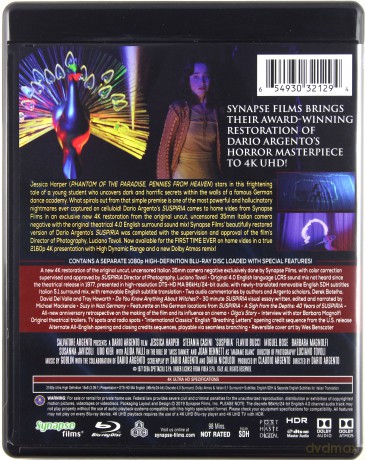 Suspiria (Odgłosy) [Blu-Ray 4K]+[Blu-Ray]