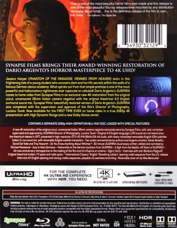 Suspiria (Odgłosy) [Blu-Ray 4K]+[Blu-Ray]