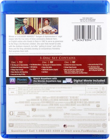 The King and I (Król i ja) [Blu-Ray]+[DVD]