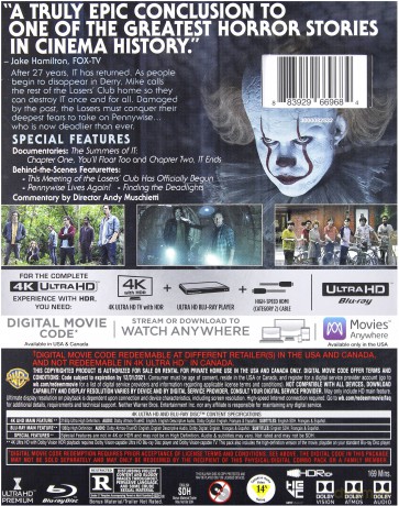 It Chapter Two (To: Rozdział 2) [Blu-Ray 4K]+[2xBlu-Ray]