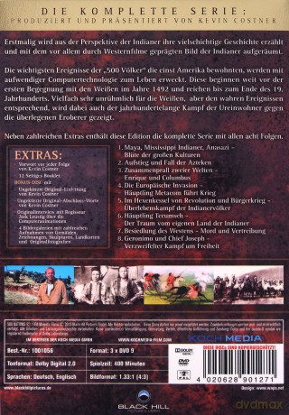 500 Nations - Die Geschichte der Indianer (Limited collector's edition with bonus disc) [2DVD]
