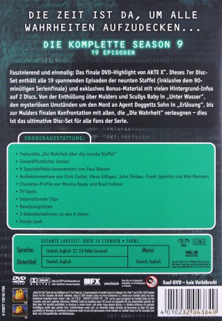 The X Files Season 9 (Z archiwum X Sezon 9) [7DVD]