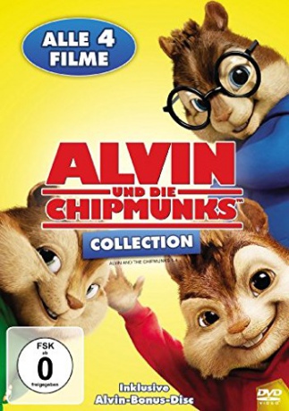 Alvin and the Chipmunks 1-4 (Alvin i wiewiórki 1-4) [5DVD]