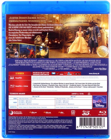 Piękna i Bestia [Blu-Ray 3D]+[Blu-Ray]