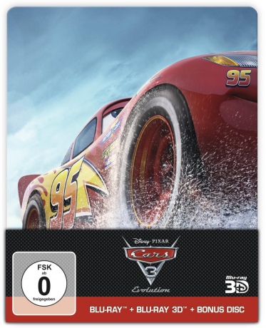 Cars 3 (Auta 3) (steelbook) (Disney) [2xBlu-Ray 3D]+[Blu-Ray]