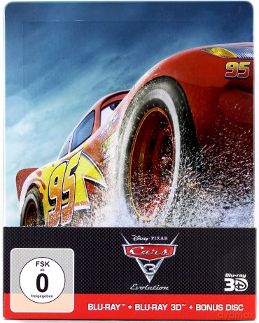 Cars 3 (Auta 3) (steelbook) (Disney) [2xBlu-Ray 3D]+[Blu-Ray]