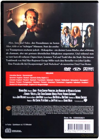Czarownice z Eastwick [DVD]