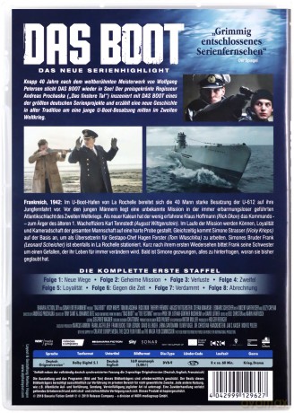 Das Boot Season 1 (Okręt Sezon 1) [3DVD]