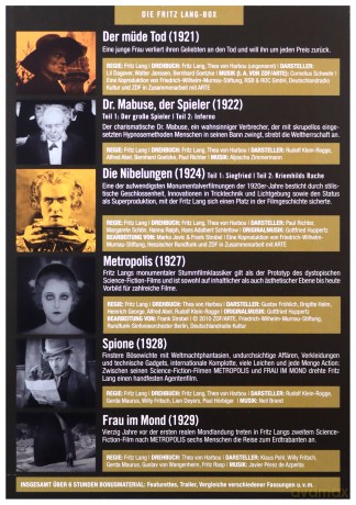 Die Fritz Lang Box (Deluxe Edition) [9DVD]