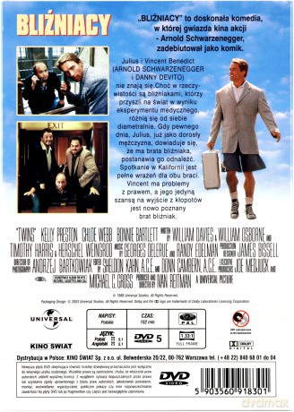 Bliźniacy (polski lektor) [DVD]