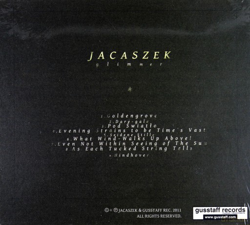 Jacaszek: Glimmer [CD]