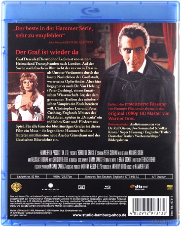 Dracula (Horror Draculi) [Blu-Ray]