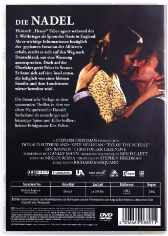 Eye of the Needle (Igła) [DVD]