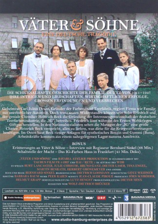 Fathers and Sons: A German Tragedy [4DVD]
