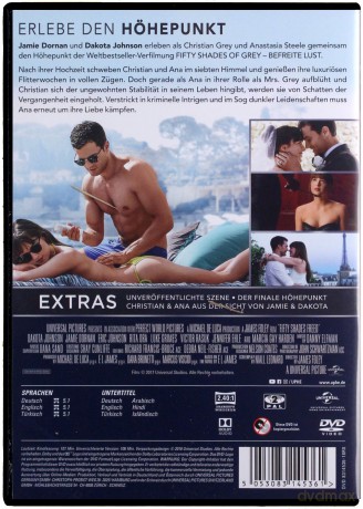 Fifty Shades Freed (Nowe oblicze Greya) [DVD]