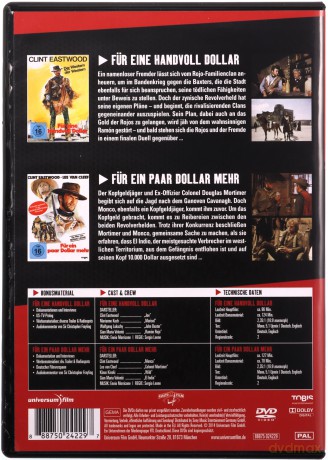 For a Few Dollars More / For a Fistful of Dollars (Za garść dolarów / Za kilka dolarów więcej) [2DVD]