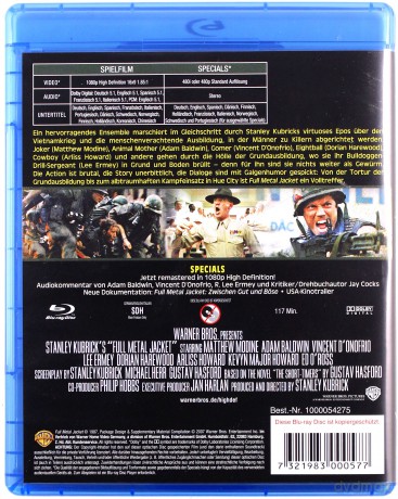 Full Metal Jacket (Special) [Blu-Ray]