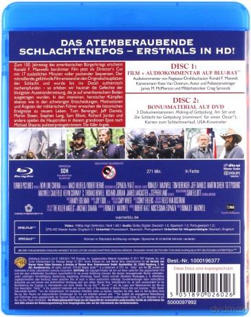 Gettysburg [Blu-Ray]