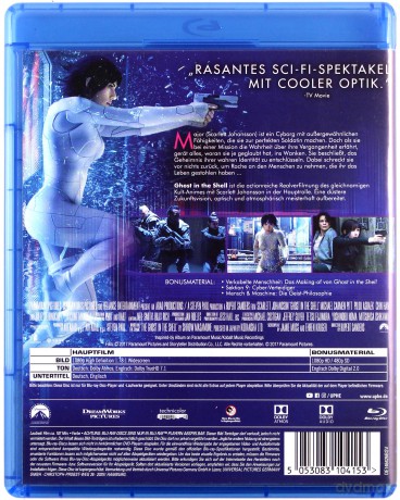 Ghost in the Shell [Blu-Ray]